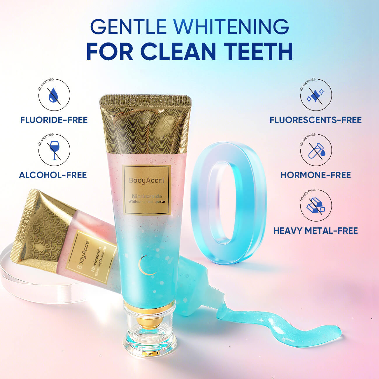 BodyAccel® Dentifrice Blanchissant au Niacinamide