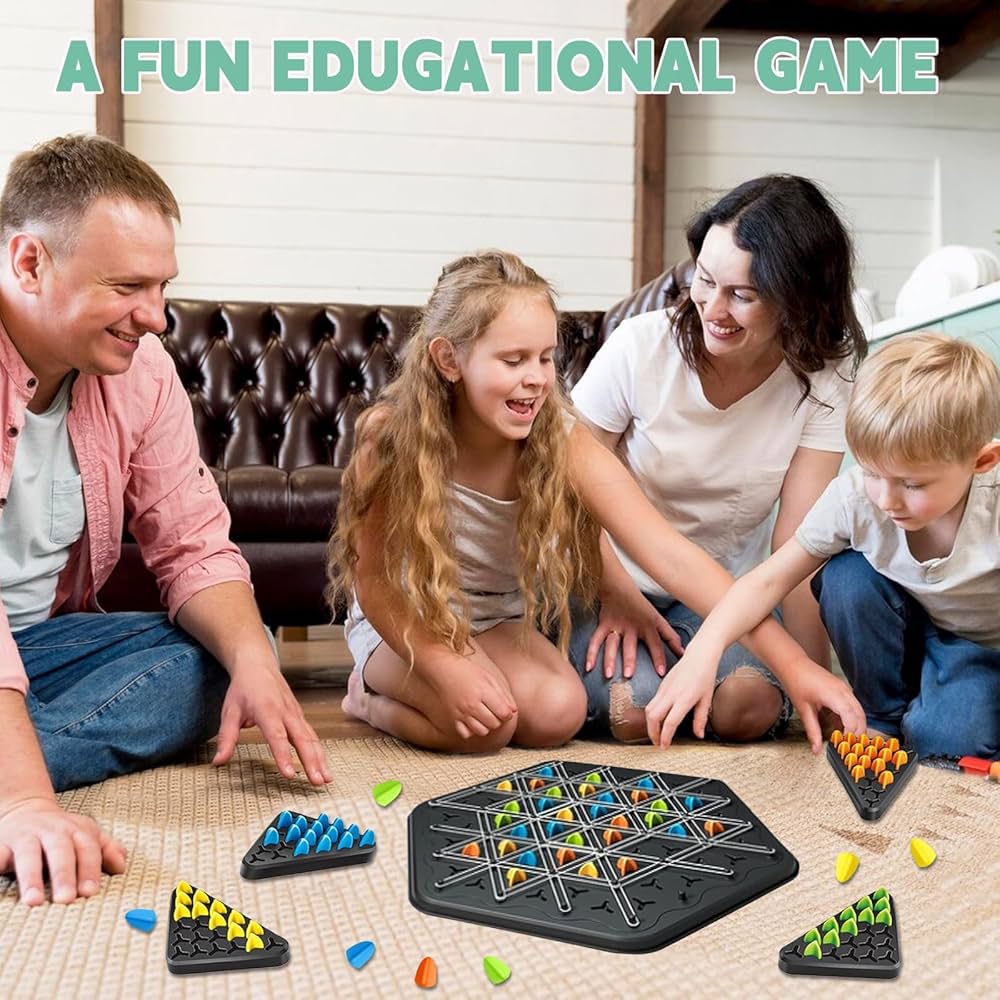 🎯Triggle™ – Le jeu de stratégie qui fait réfléchir et rassembler toute la famille !