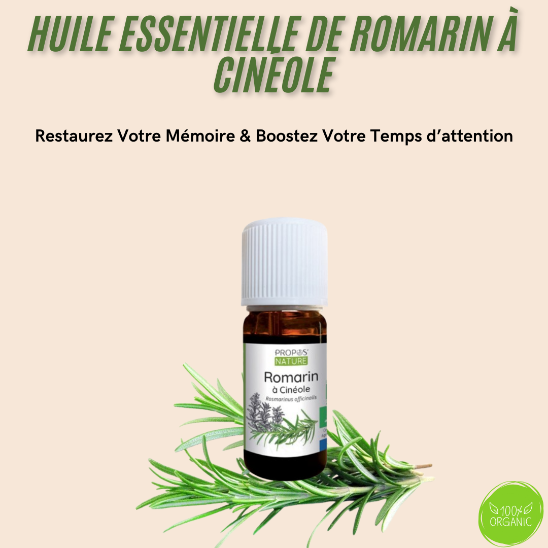 HUILE ESSENTIELLE DE ROMARIN À CINEOLE PROPOS'NATURE