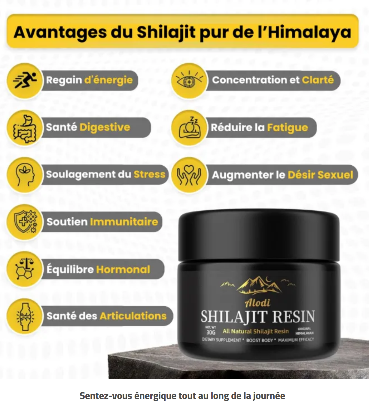 SHILAJIT FULLBOOST® Booster d'Energie Premium