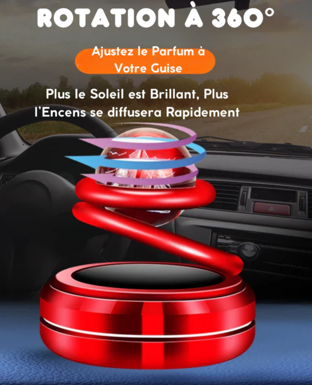 Diffuseur Solaire pour Voiture