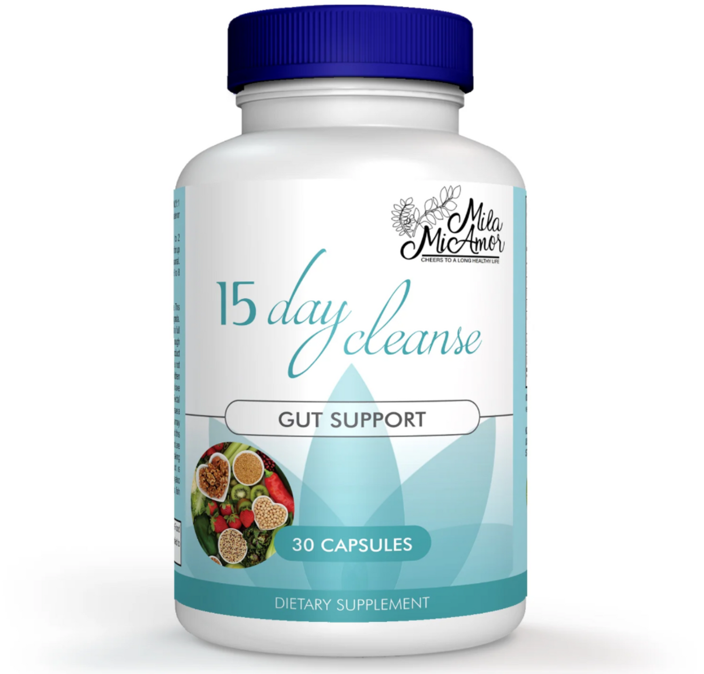 NETTOYAGE DE 15 JOURS - SOUTIEN DE L’INTESTIN ET DU CÔLON | SANS CAFÉINE | FORMULE AVANCÉE AVEC DU SÉNÉ, DE LA CASCARA SAGRADA ET DE LA COSSE DE PSYLLIUM | SANS OGM | FABRIQUÉ AUX ÉTATS-UNIS | 30 GÉLULES