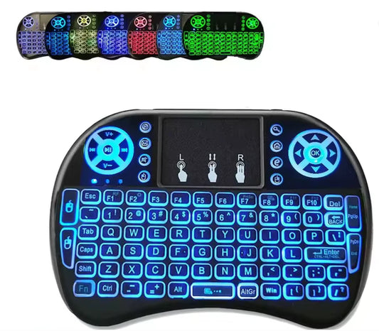 Clavier Sans Fil 3-en-1 : Télécommande + Souris pour TV Android, Smart TV & PC
