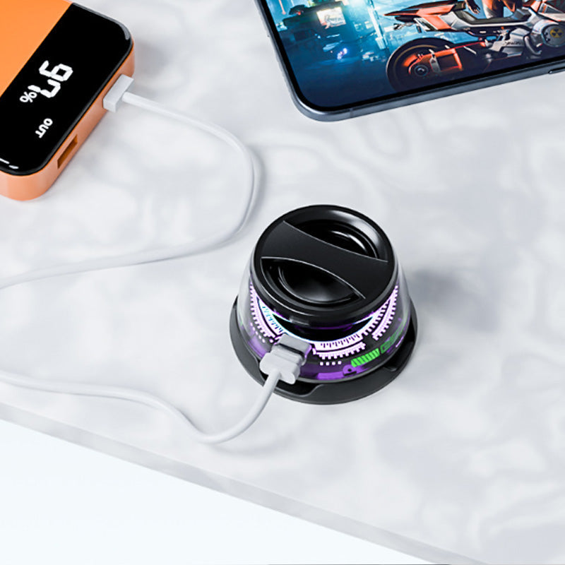 Smartphone Fun Enceinte Bluetooth Magnétique LED